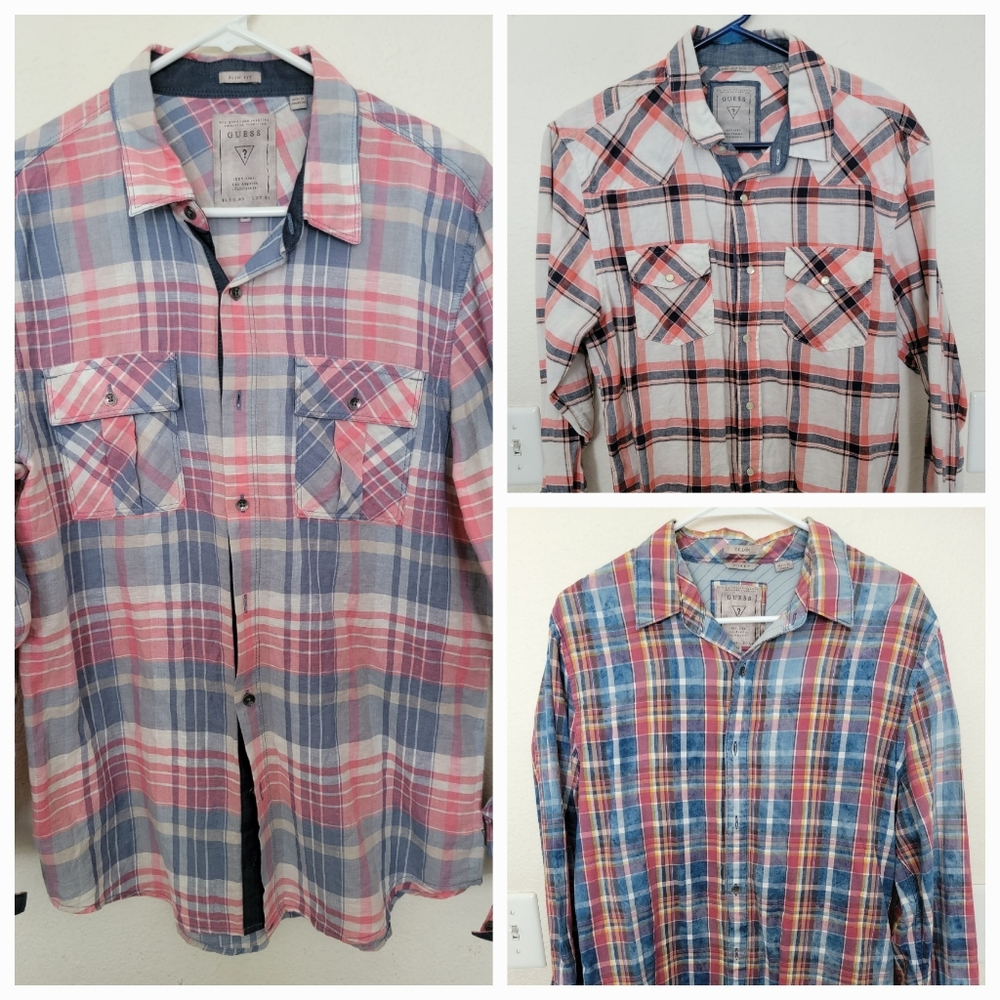 GUESS button down